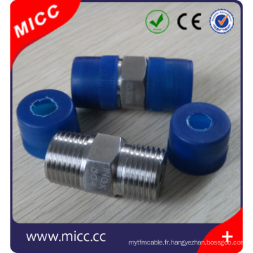 MICC haute pression en acier inoxydable forgé raccords de connecteur thermocouple